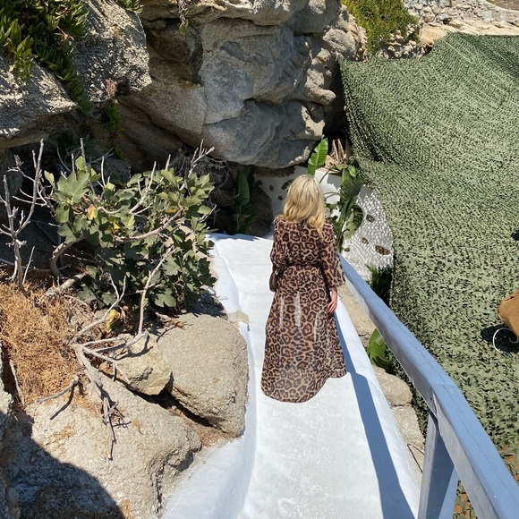 Sheet leopard swim cover up - Picture 2 of 5